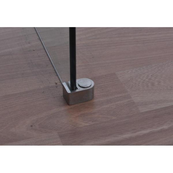 Clear Glass Shower Enclosures Kits With Stainless Steel Support Bar / Chrome Profile