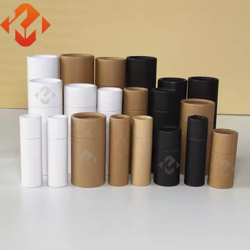 Biodegradable Push Up Paper Tube Decorative Kraft Cardboard Tubes For Lip Balm