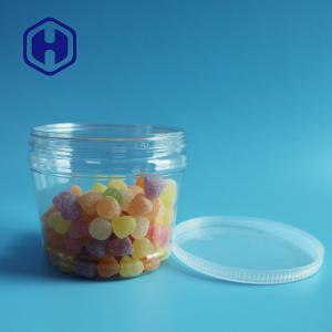 China Clear Plastic Packaging Jar 680ml Circular Truncated Cone Shape Round Plastic Container on sale