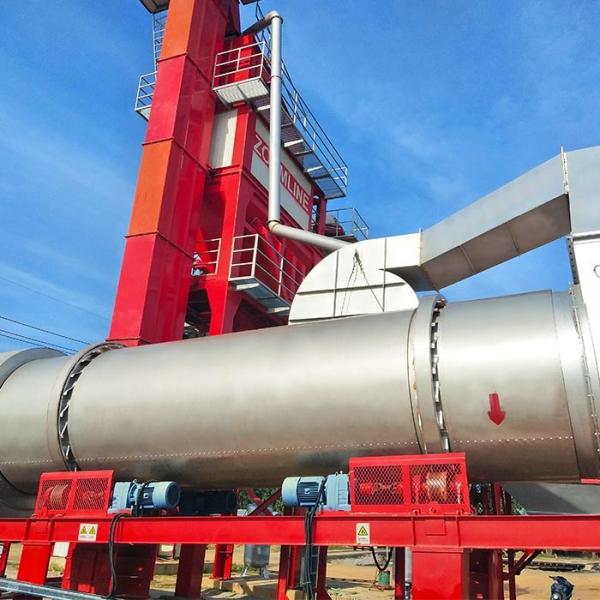 40TPH 80TPH Asphalt Batch Mix Plant Components drum drying equipment