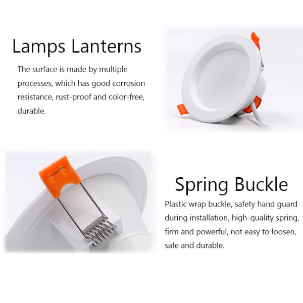 Tuya Led Ceiling Down Lights 400lm Dimmable Led Downlights 5W