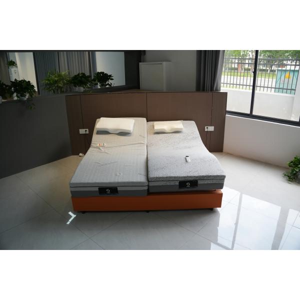 Metal King Size Electric Adjustable Bed With Wireless Remote Control