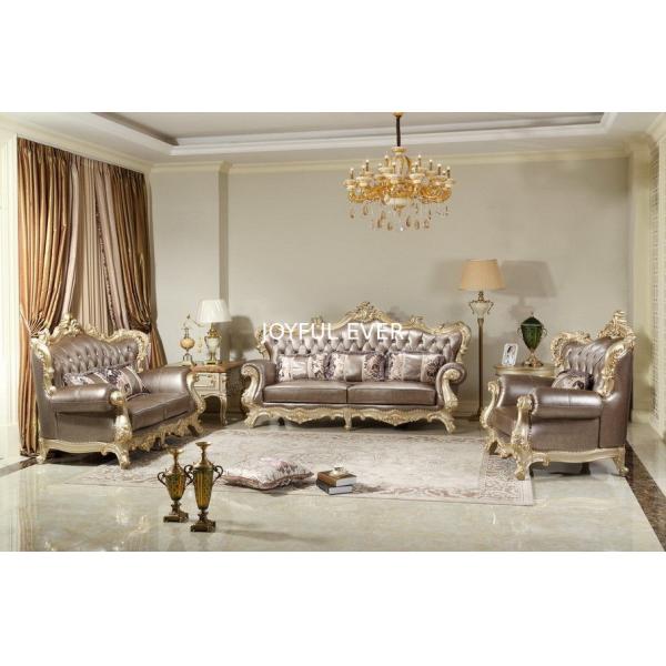 Italy Leather Luxury Sofa sets 1+2+3 for Villa living room used upholstered furniture made inChina factory direct price