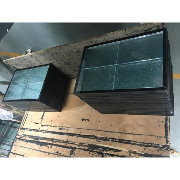 22 x 64" Size Triple Panels Glass Tempered Glass Sheets Panels Modern Style