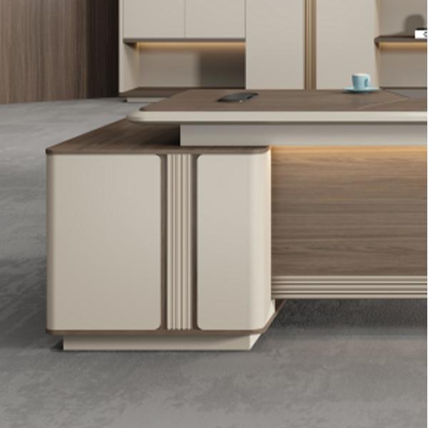 Office Furniture L Shape Mdf Boss Manager Ceo Executive Table Desk Computer Study Table