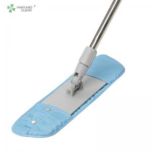 China Class A Cleanroom Autoclavable ESD Mop With Stick Handle Mop Cloth on sale