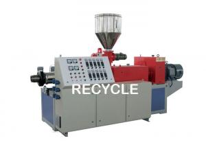 Quality Conical Twin Screw Plastic Extruder Machine , Double Screw Extruder For PVC Pipes wholesale