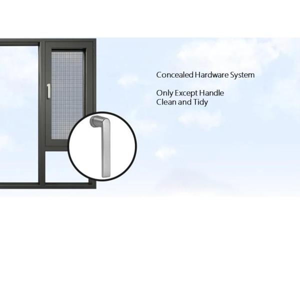 Tempered Glass Aluminum Alloy Window American Style Double Hung Windows For House