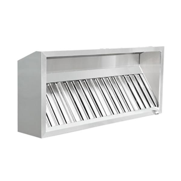 Restaurant Commercial Stainless Steel Catering Equipment Exhaust Hood 1800*1000*500mm