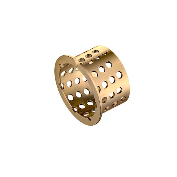 DIN 1494 / ISO 3547 Sleeve Tin Bronze CuSn8  Plain Bearing Rolled Bushes With Lubrication Grease Holes