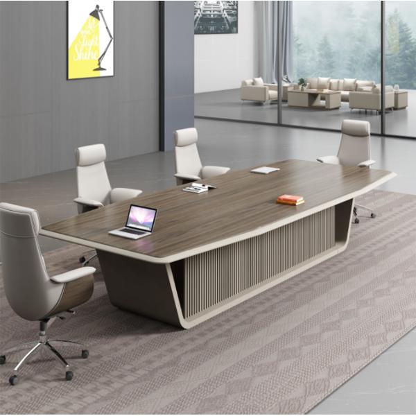 Popular Fashion Office Furniture Meeting Table Luxury Boardroom Wooden Office Meeting Room Table Conference Desk