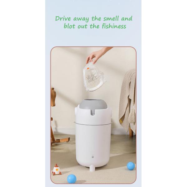 Odour Free Twist and Click Advanced Baby Geniee Diaper Pail Nappy Bin Baby Diaper Trash Bin