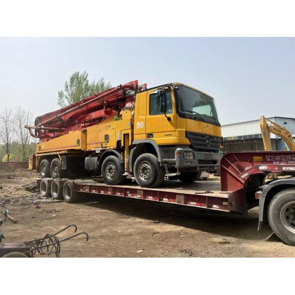 Good Original Condition 46m Putzmeister Concrete Pump Truck Boom Pump on Mercedes Benz Heavy Equipment