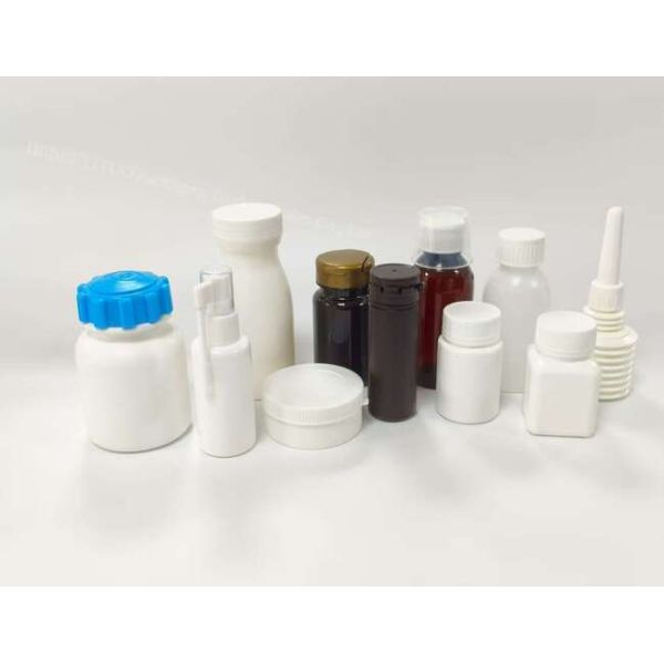 Plastic White 150ml Medicine Empty Pill Bottles Bulk Screw Cap