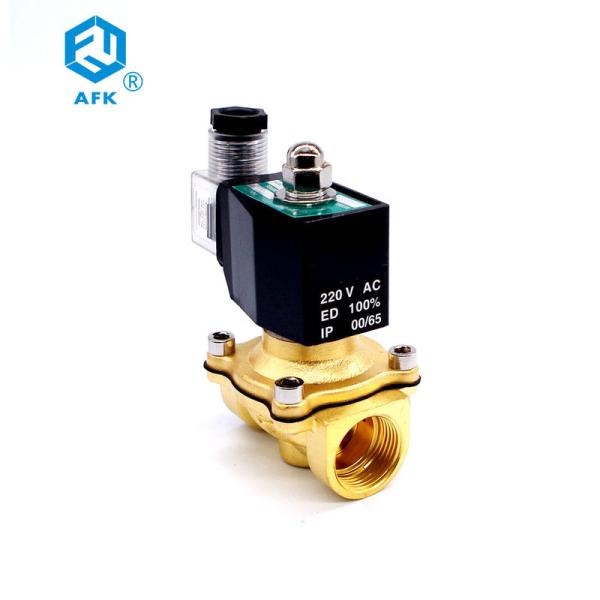 2T Series Lpg Gas Solenoid Valve Brass 1/2 220 Volt 2T-50 High Temp With Flange