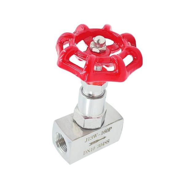 J13W-160p Stainless Steel 304 316 Needle Type Manual Valve with Female Thread