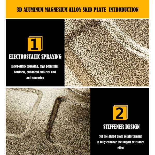 Steel Skid Plate Car Exterior Accessories Engine Splash Shield For Vehicle