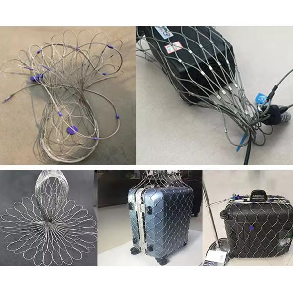 Flexible Diamond 304 Ferruled Stainless Steel Wire Rope Mesh Net