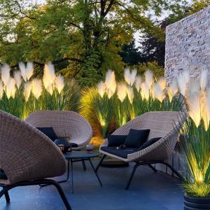 Buy cheap Solar Powered LED Fiber Optic Lamp IP54 Reeds Outdoor LED Floor Lamp from wholesalers