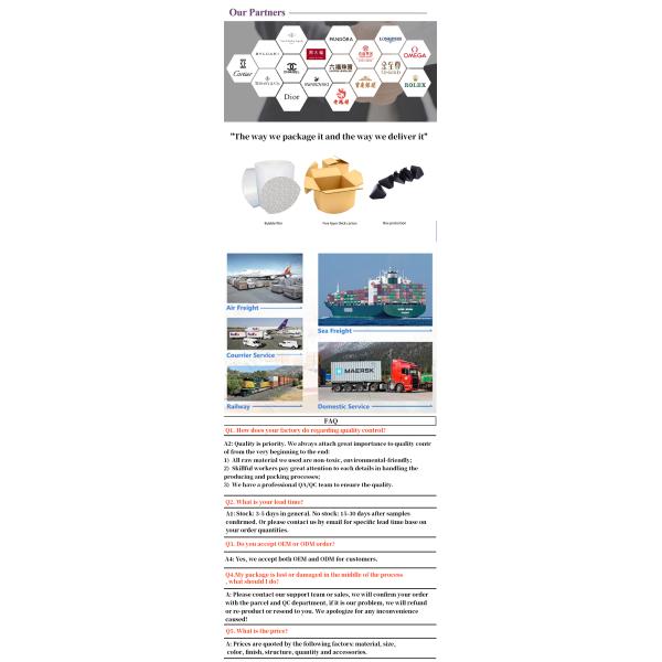 Customer's Logo Hanhong PU Leather Jewelry Box for Rings Earrings Pendants and Necklaces