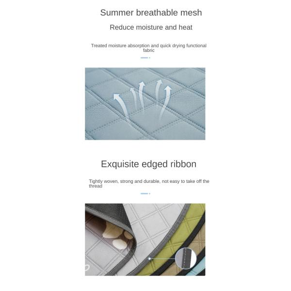 Absorbent 42in 36in Indoor Pet Pee Pad Washable