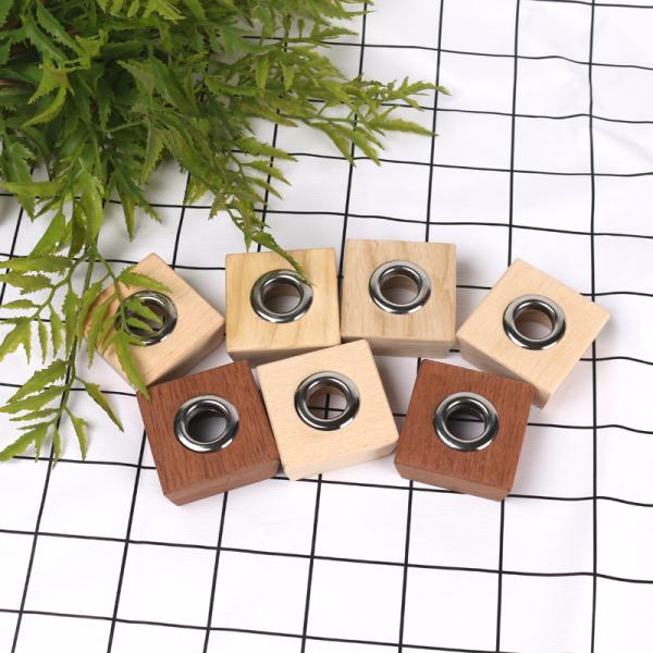 Square Reed Diffuser Cap Wooden Perfume Bottle Lid 28 25 Thread