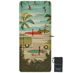Quality Quick Dry Giant Sublimation Microfiber Beach Blanket Towel 31x63 Inch wholesale