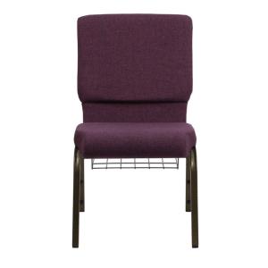 Iron Steel Interlocking Burgundy Church Chairs Auditorium Church Furniture