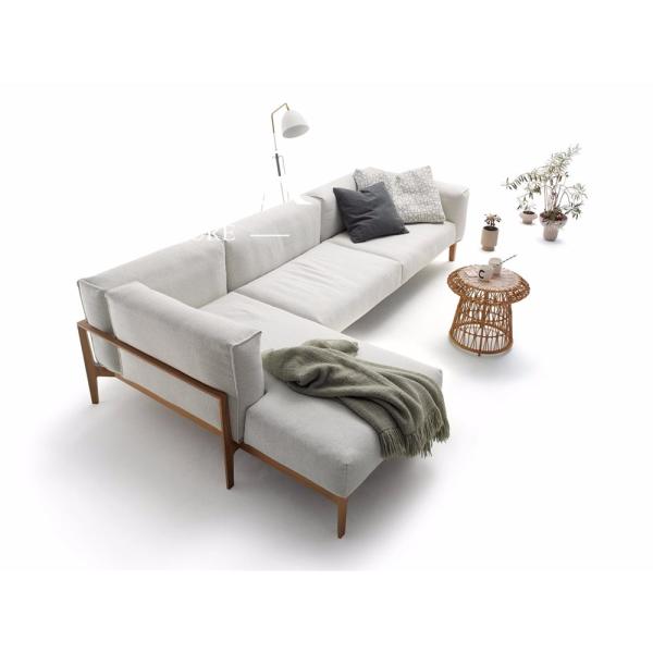 European Modern Simple Style 2018 Latest Living Room Furniture Fabric or Leather Sectional Sofa Sets