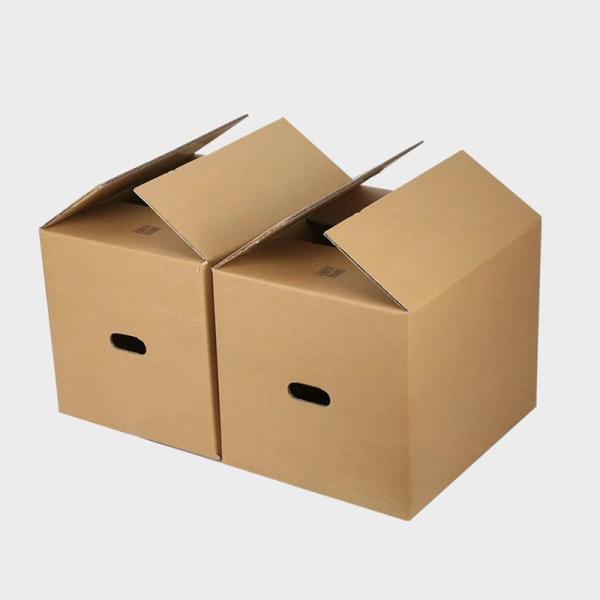 3 Ply B Flute Flat Pack Cardboard Boxes Folding White Carton Box For Wine Beer Milk Beverage