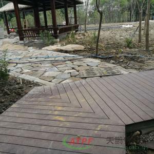 Buy cheap FSC Carbonized Bamboo Decking Wood Planks for balcony from wholesalers