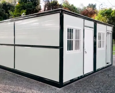 Modern Design Style Foldable Mobile Container Houses With Steel Door