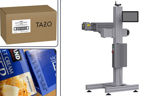 Buy cheap Fly Laser Marking Machine 220V 50HZ Coding Incredibly Versatile Different from wholesalers