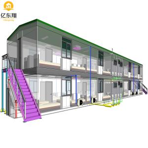 Quality Quick Assembly Prefabricated Container House 20ft with Galvanized Steel Frame wholesale