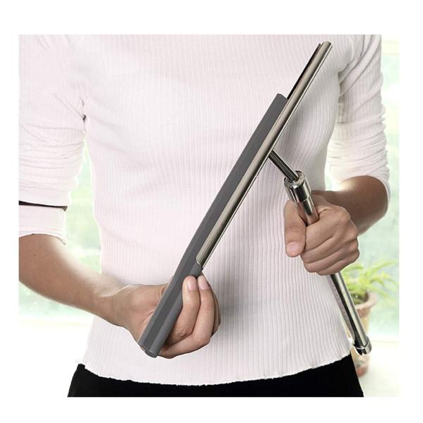 Telescopic Adjustmen Stainless Steel Window Squeegeet Wiper For Shower Door Mirror Floor