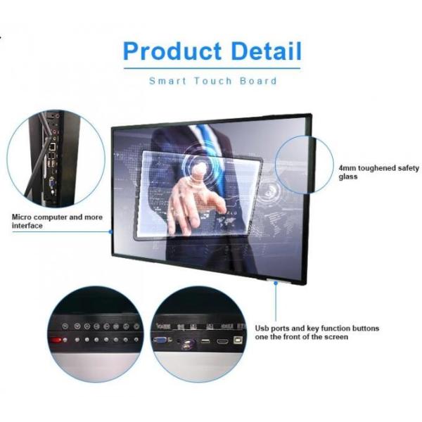 55 Inch Interactive Digital Signage Kiosk Whiteboard For Meeting Screen 1