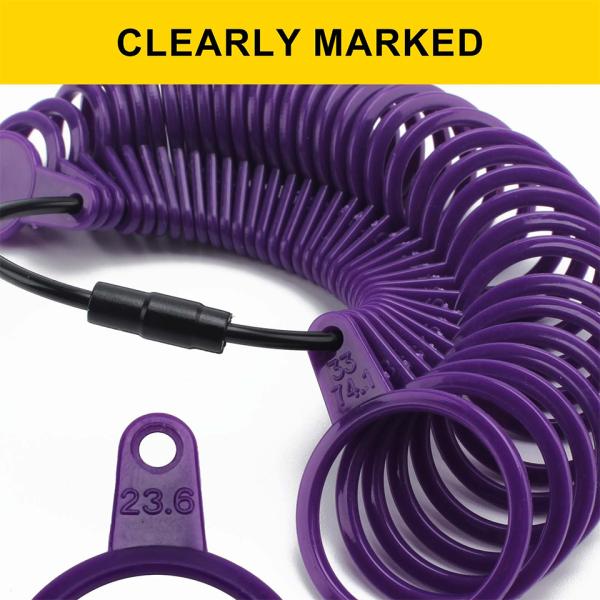 US/UK/HK size Jewelry Accessories Tools Plastic Ring Finger Gauge