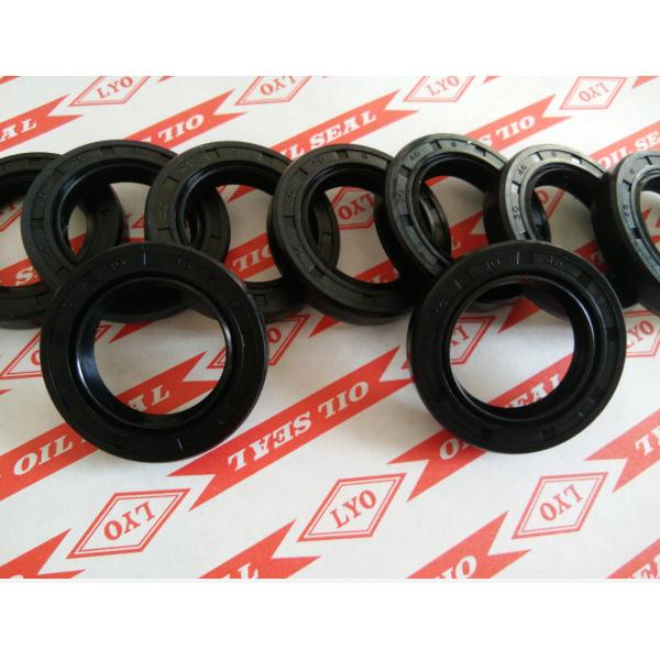 TC framework oil seal,model 30*46*8,NBR material,color is generally biack and brown.