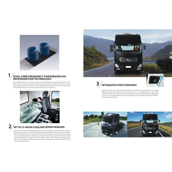 Commercial Truck Air Conditioner With 24V DC Compressor Cooling System,CB-9000