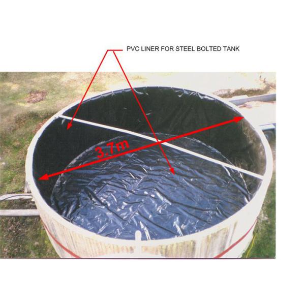 Height 4.62m Galvanized Steel 27cbm Bolted Water Tanks