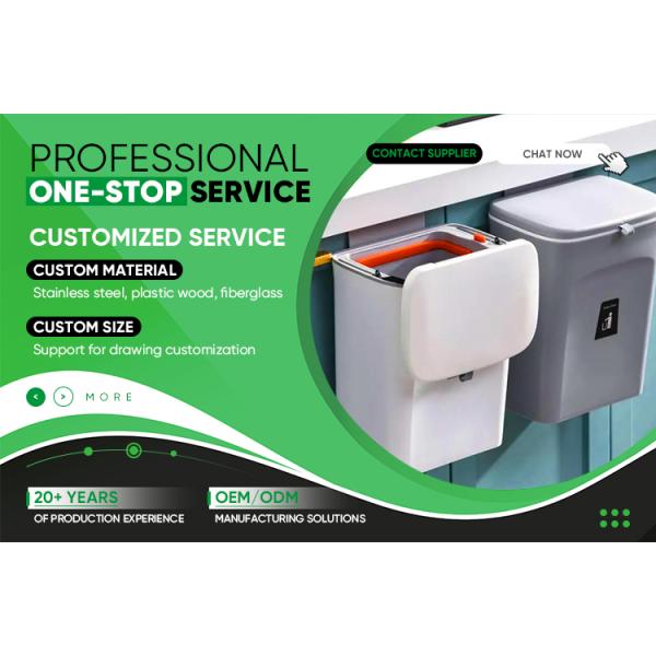 Load-Bearing Strong Hanging Household Trash Can Kitchen Preferred Non-Punching Bent Wall Hanging Trash Can