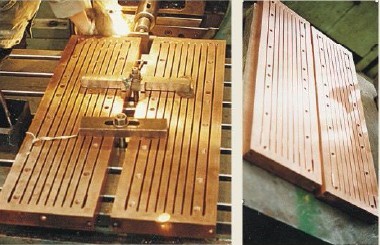 Copper Mould Plate For Low Carbon steel Continuous Casting Machine with ISO Certification