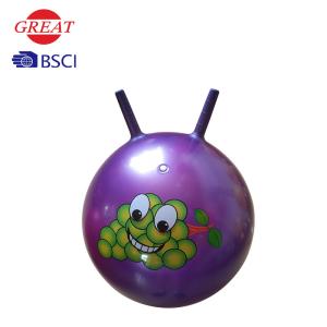Nontoxic Kids Hopper Ball Rubber Free With Customized Logo Photodegradable