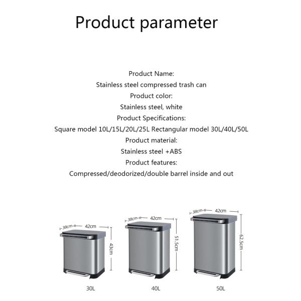 Smart Trash Can Automatic Bagging Smart Sensor Garbage Electric Touchless Square Automatic Bin Smart Home