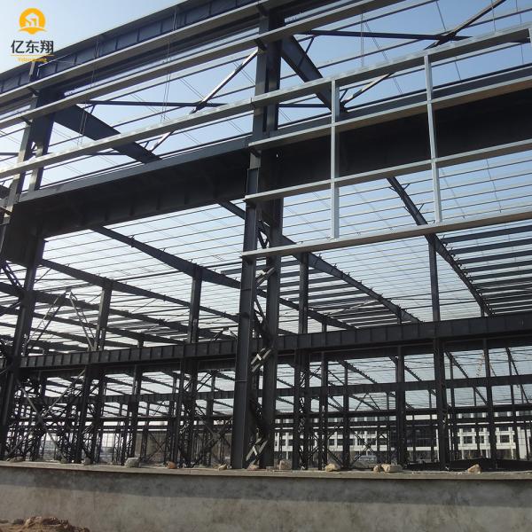 Steel Structure Prefab Warehouse Building With Welded H Section Column And Beam