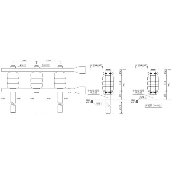 Stainless Steel Hot Dipped Galvanized Road Safety Roller Barrier at Affordable Prices