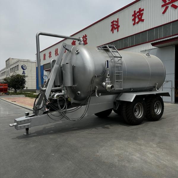 Factory Supply Water Tank Trailer Two-Axle Steel Platform Fertilizer Sprayer with Tractor