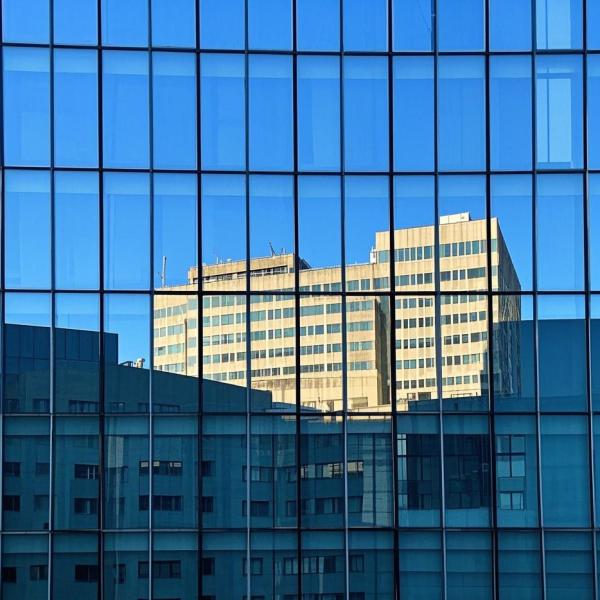 Hotel Clear Glass Curtain Wall Building Material 6mm-19mm Thickness