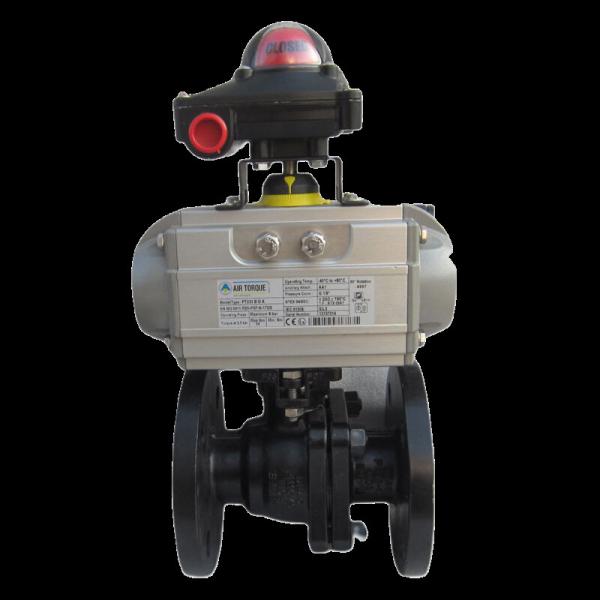 Fluid Control With Minimal Resistance From Pneumatic Carbon Steel Flanged Ball Valve