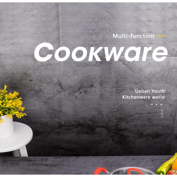 Best Sale 430 Stainless Steel Cooking Soup Pot Set Saucepan Cookware Set With Silicone Handle